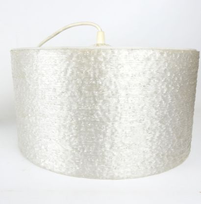 Circular perspex LUSTRE and metal sconce...