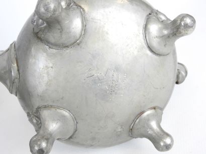 FOUR English silver-plated THEIERES including:...