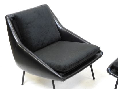 STEINER (editor) : Pair of armchairs model...