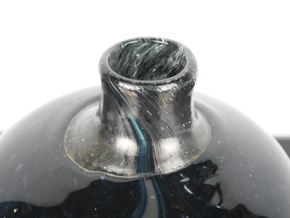 Claude MONOD (1944-1990): Glass ball vase...