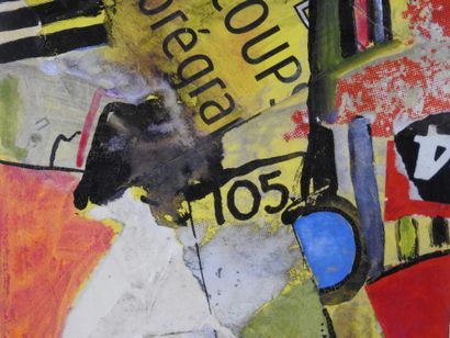 COLLAGE. Mixed media. 21 x 14.5 cm. 
Provenance:...