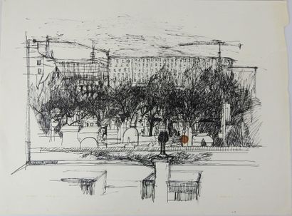 Irena DEDICOVA (1932-1987). Animated square....