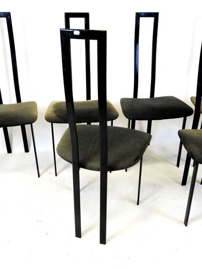 Giorgio CATTELAN (20th - 21st)
Six chairs...