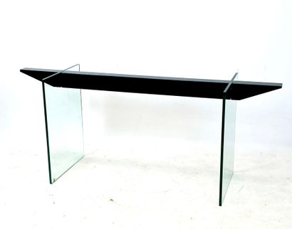 CATTELAN - Italy: Dining table, thick oval...