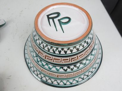 Robert PICAULT (1919-2000): A salad bowl,...