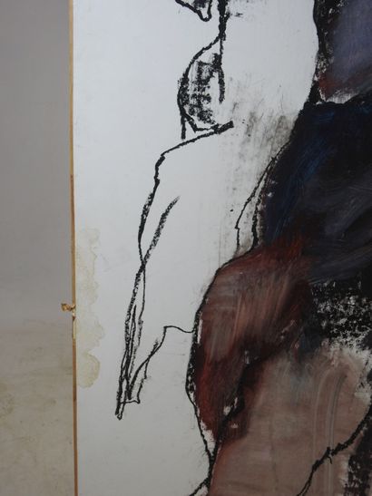 Lydie ARICKX (b. 1954): Couple embracing....