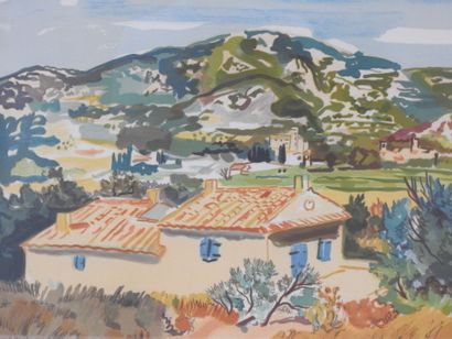 Yves BRAYER (1907-1990): Montagne Provençale....