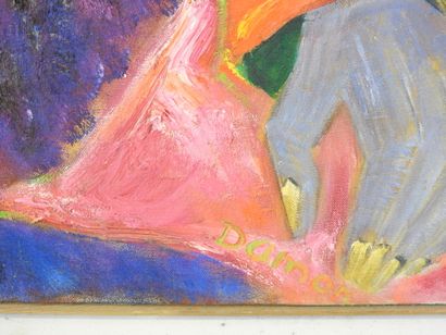 Hubert DAMON (1935-2010): The rider caressing...
