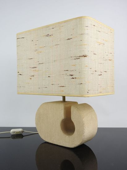 Arsène GALISSON (20th): Gard stone lamp....