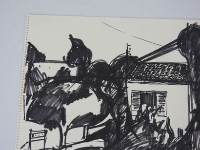 Irena DEDICOVA (1932-1987). Landscape with...
