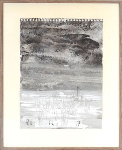 Jean Gilles BADAIRE (1951-2024) : Landscape....