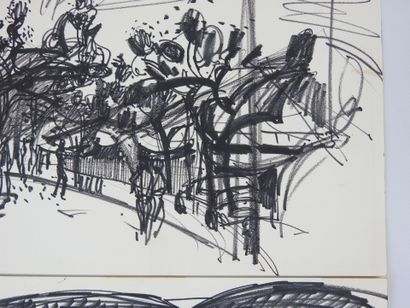 Irena DEDICOVA (1932-1987). Alley of trees...