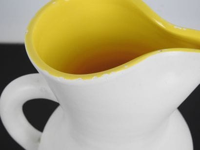André BAUD (1903 - 1986) : White ceramic...