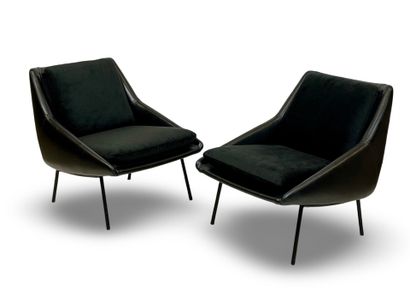 STEINER (editor) : Pair of armchairs model...