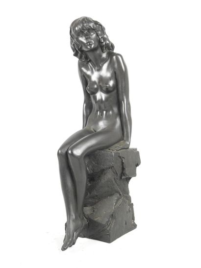 Jacques LE NANTEC (born 1940): Seated nude...