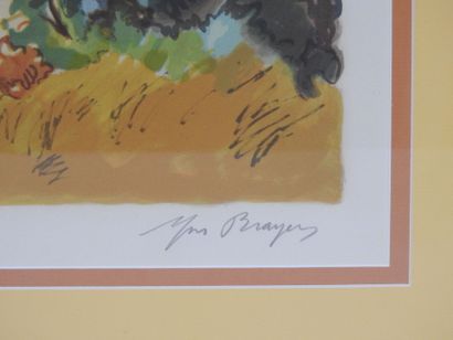 Yves BRAYER (1907-1990): Montagne Provençale....