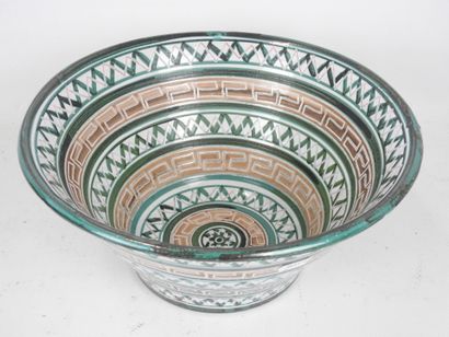 Robert PICAULT (1919-2000): A salad bowl,...