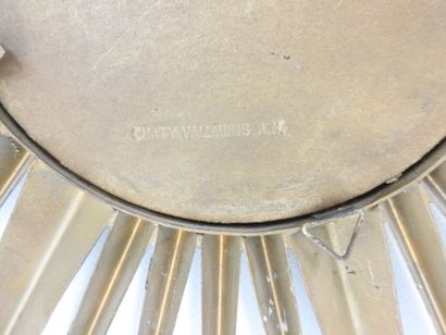 CHATY VALLAURIS: Gilded metal 