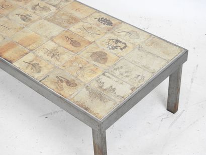 Roger CAPRON (1922-2006). Coffee table with...