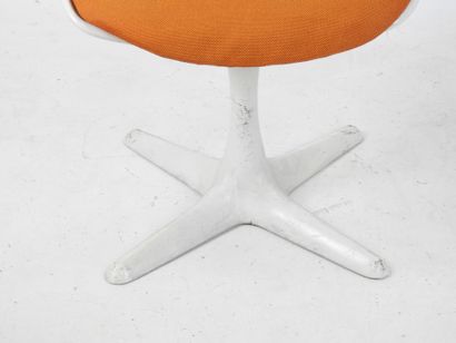 Maurice BURKE (1921-2013): Swivel chair in...