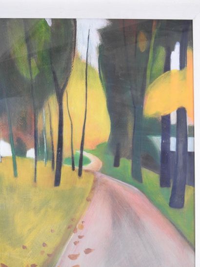 Sébastien TOURET (b. Marolles, 1950): Landscape...