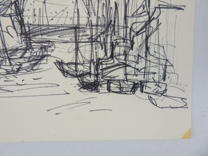 Irena DEDICOVA (1932-1987). Sailboats. Two...
