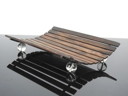 CORBEIL made of 11 pallissander slats resting...