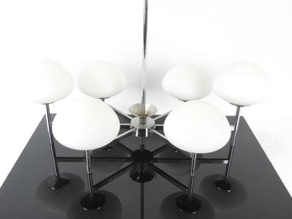 Gaetano SCIOLARI (1927-1994): Six-light chandelier...