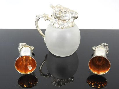 GUCCI (in the style): Pitcher and two drinking...