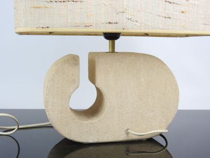 Arsène GALISSON (20th): Gard stone lamp....