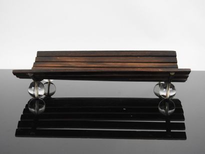 CORBEIL made of 11 pallissander slats resting...