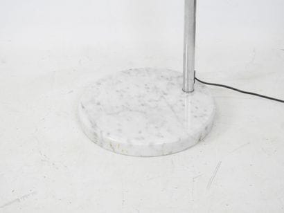 LAMPADAIRE Chrome-plated metal arch, marble...