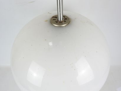 RAAK: Mushroom lamp in chromed metal, white...