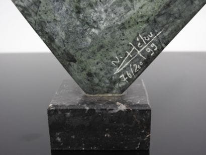 Nabil HELOU (b. 1969): Shooting star. Marble...