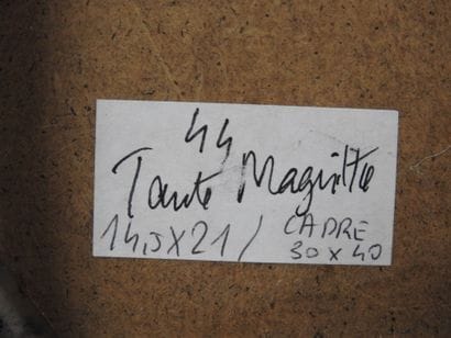 COLLAGE. Mixed media. 21 x 14.5 cm. 
Provenance:...