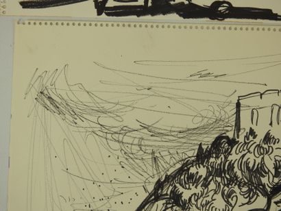 Irena DEDICOVA (1932-1987). Landscape with...