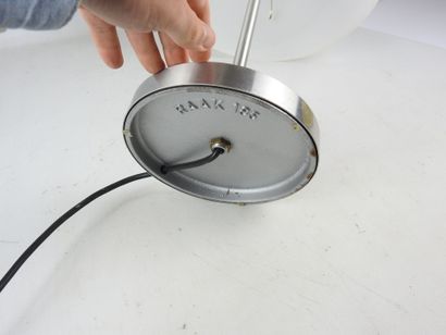 RAAK: Mushroom lamp in chromed metal, white...