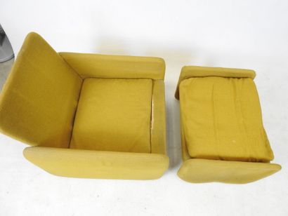 STEINER (publisher): Armchair and ottoman...