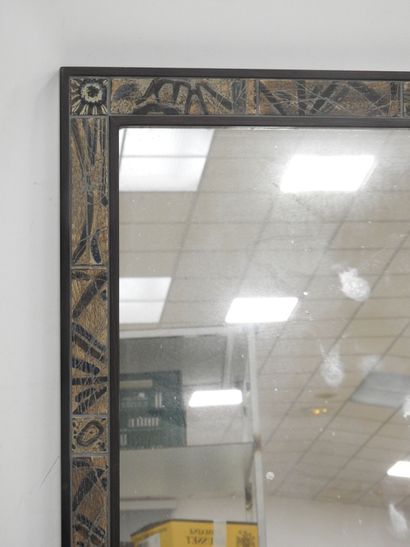 DENMARK: Rectangular teak-framed mirror with...