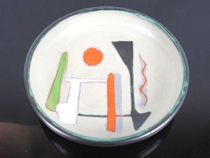 Jean AUSTRUY (1910-2012): Ceramic bowl with...