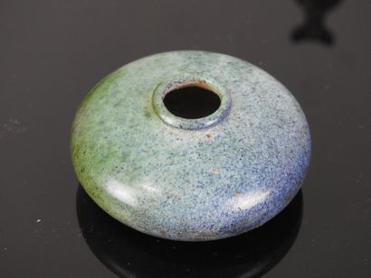 FIVE VASES and ONE CUP in stoneware. It includes...