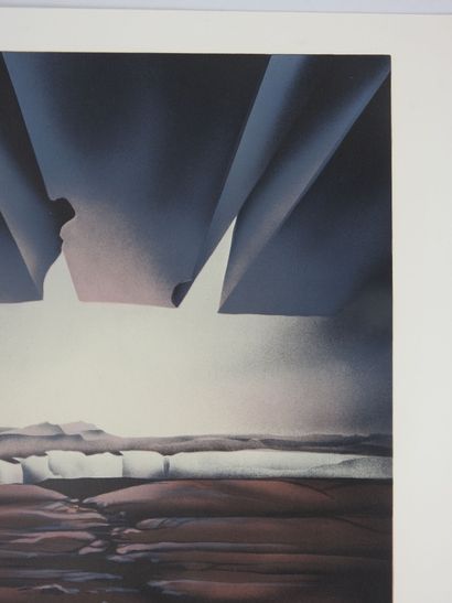 Irena DEDICOVA (1932-1987). The ice cliff....