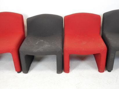 ARFA (publisher): Four armchairs in red and...