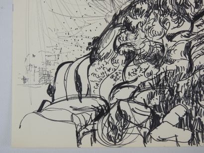 Irena DEDICOVA (1932-1987). Landscape with...