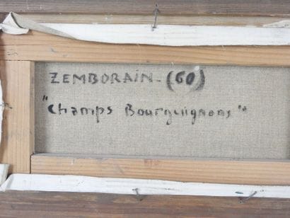 Beba ZEMBORAIN (born 1922). Burgundian fields....
