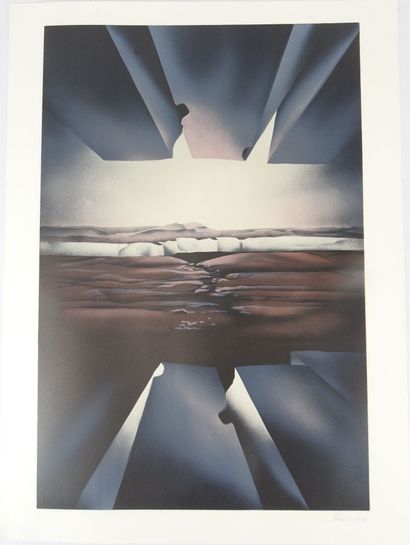 Irena DEDICOVA (1932-1987). The ice cliff....