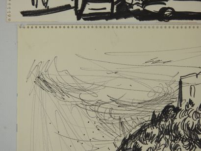 Irena DEDICOVA (1932-1987). Landscape with...