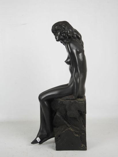 Jacques LE NANTEC (born 1940): Seated nude...