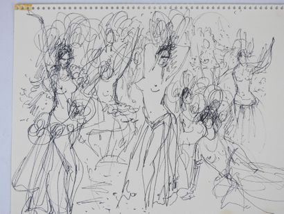 Irena DEDICOVA (1932-1987). Dancers & boats...