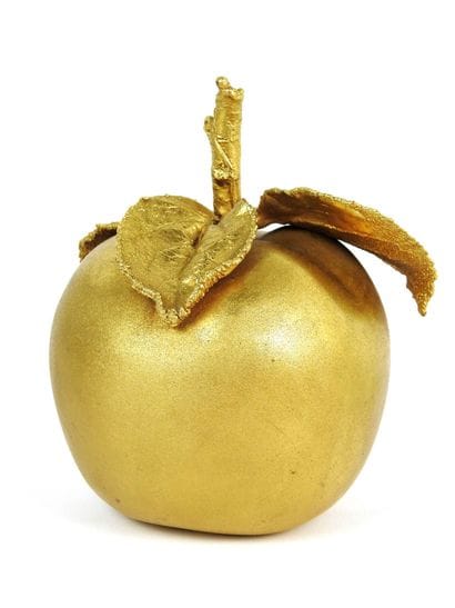 Claude LALANNE (1925-2019)
Apple mouth. 
Gilt...